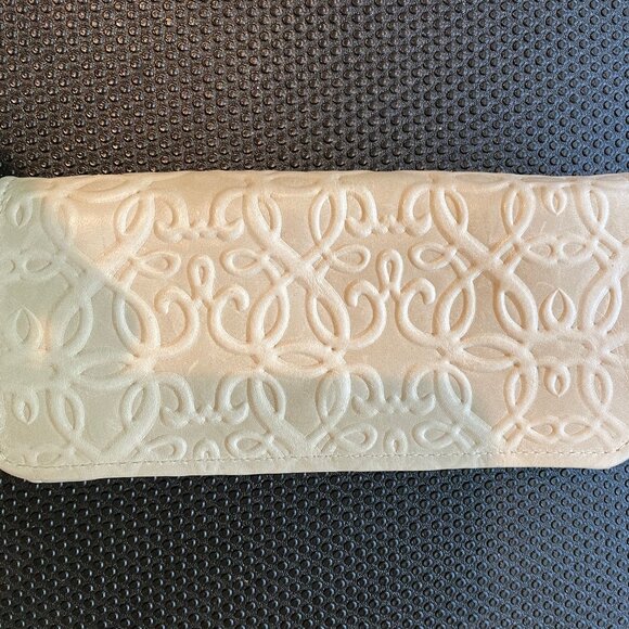 Alex and Ani Gabriel soft Leather Continental Wallet, blush, credit card,artisan - Picture 10 of 10